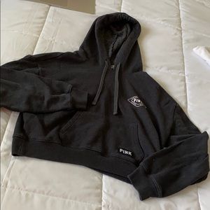 PINK cropped hoodie